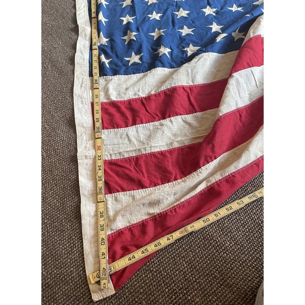 Large Vintage 60's 70's USA Flag 69